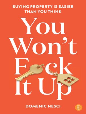 cover image of You Won't F*ck It Up